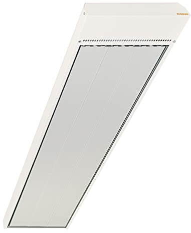 Ecosun S+ infraröd värmestrålare 3 600 W 230/400 V IPX4 industriell värmestrålare infraröd värmare för lagerhallar, verkstäder, garage, sporthallar