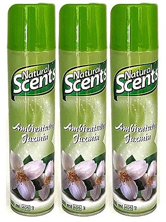 PLUS HOME NATURAL SCENTS AMBIENTADOR SPRAY 300ML JAZMIN.PACK DE 3 BOTELLAS