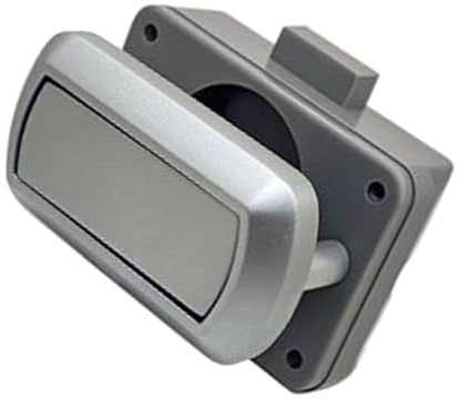 WWHJR Cerradura de botón segura y fácil de usar, diseño sin llave, cerradura antirrobo, fácil de usar para armarios de yates, cerraduras de cajones