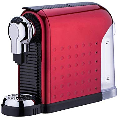 Macchina da Caffè Combinazione, Macchina da Caffè Latte Home Espresso Macchina con Macchina da Latte Macchina da Caffè a Goccia Automatica Americana (Rosso) Interessante, HUANGHAIQIU