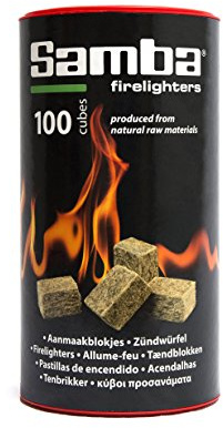 Samba Fuego 0332 - Pastillas de encendido ecológico, color marrón