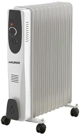 Maurer Oil Radiator Elements Radiador Aceite 2500w 11 Elementos, Multicolor