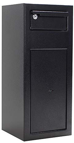 Profirst Epsilon 1 Einwurftresor Stahl Doppelbartschloss 2 Schlüssel Rückholsperre absperrbare Einwurfklappe mit Zylinderschloss inkl. Befestigungsmaterial