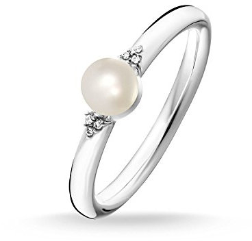 Thomas Sabo Dam pärlring 925 sterling silver D_TR0039-765-14
