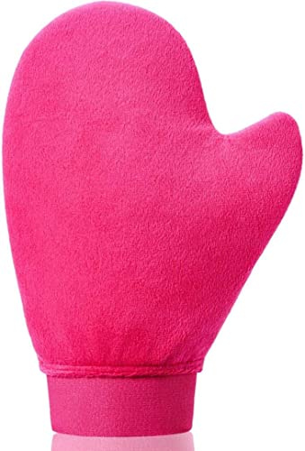 KELILO Mitaine autobronzante, gant autobronzant, faux gant de bronzage, faux gant bronzant, faux applicateur de bronzage, gant de bronzage en velours avec pouce fausse mitaine bronzante