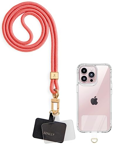 SENLLY Universal Handykette mit Ultradünne Patch, Originellem Minimalistisch Design Handy Hals Umhängeband