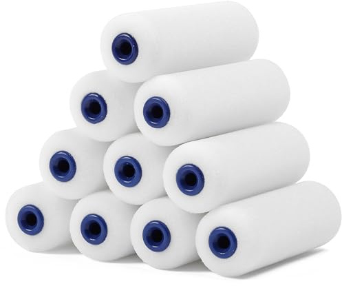 Bates- Foam Paint Roller Covers, 10 Pack, 4 Inch, High Density Foam Covers