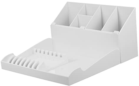 1 Ensemble Support de Rangement pour Outils de Boîte de Rangement pour Ciseaux Peignes et Accessoires de Plateau