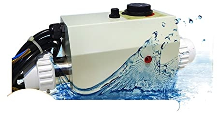 2/ 3kw Elektrisk poolvärmare smart uppvärmningsbadkar simning av poolen termostat SPA Cylinder konstant temperaturuppvärmningsutrustning Effektiv uppvärmning(2KW)