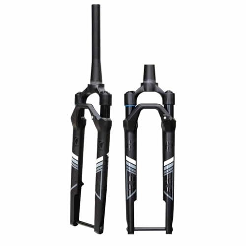 BSFHQS Horquilla De Suspensión De Bici De Carretera Gravel 700C Viaje 40mm Freno De Disco 1-1/2 Cónico Horquilla Delantera De Aire De MTB XC Eje De 12mm HL