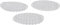 iDesign porte savon, petit support savon ovale en plastique, porte éponge ou porte savon en lot de 3 avec picots intégrés, transparent