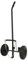 Proweltek - Trolley mit aufgeblasenen Rädern für Gasflasche 6/13 kg, Schwarz, 220 mm Durchmesser