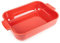 Peugeot 60053 Appolia Auflaufform, Keramik, rot, 32 cm