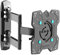 ONKRON TV Wandhalterung schwenkbar für 17-43 Zoll Fernseher bis zu 35 kg, universal TV Wandhalterung drehbar, neigbar, ausziehbar 100x100-200x200 VESA Monitor Halterung Wand Schwarz M4SR-B