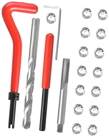 keppy 20 st metrisk gängreparationssats M3 M4 M7 M9 M11 bil Pro spiralverktyg M11 x 1,5