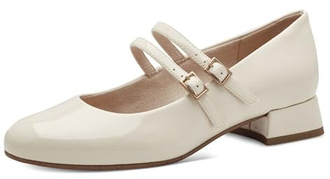 Marco Tozzi Mary Jane 2-22209-44 Chaussures pour Femme, Cream breveté., 39 EU