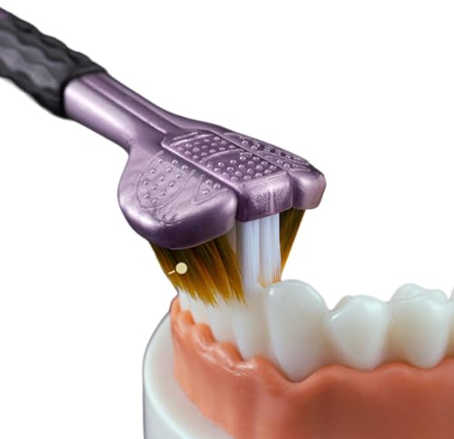 Spazzolino Da Denti A 3 Lati - Spazzolino Da Denti Per Autismo A 3 Lati | Comodo Spazzolino A Tripla Angolazione Da 20 G, Spazzolini Manuali, Spazzolino Da Viaggio Con Setole Per Bambini, Spazzolini M