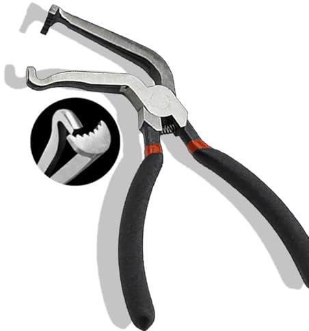 Pince à tronçonner électrique, 37980, longue pince pour enlever les bougies d'allumage, pince électrique de voiture, pince pour séparer les fiches électriques pour véhicules automobiles (Curved)