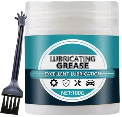 Grasso Per Autoveicoli- 100 G Riduzione Rumore Lubrificante, Portable Grasso Per Auto Alta Temperatura | Grassoo Cuscinetti Ruota Con Pennello Per Auto Suv Porte Garage Bici Assi Freni Carrelli