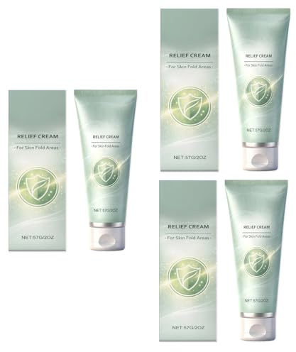 Crema de Alivio para Áreas de Pliegues de la Piel, con Arginina, Óxido de Zinc y Ácido Undecilenico, 57g/2oz (3, 0)