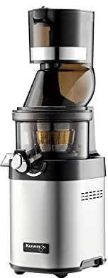 Kuvings CS600 Whole Slow Juicer – Professioneller Edelstahl-Entsafter für den kommerziellen Einsatz, mit zwei Topsets und kräftigem 200W Motor