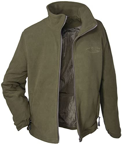 Hubertus Fleecejacke Oliv Jagdjacke warmhaltend (M)