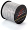 DORISEA Extreme Braid geflochtene Angelschnur, 100 % PE, 300 m, 2,7–136 kg getestet, Grau, 13,6 kg/0,26 mm