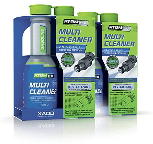 XADO 2er Set für Kraftstoffreinigung/Injektoren Reiniger - 2X Multi Cleaner Benzin Kraftstoffsystem