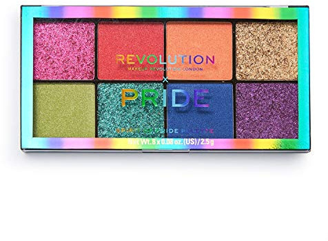 Makeup Revolution, Pride, Spirit Of Pride, Eyeshadow Palette, 8 Shades, 20g