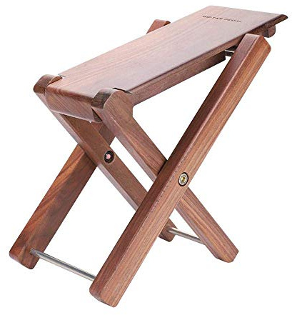 Guitar Foot Rest, Adjustable Black Walnut Wooden Guitar Pedal Stool, Durable and Compact Design for Stage Performances, rehearsals, recording sessions, music lessons