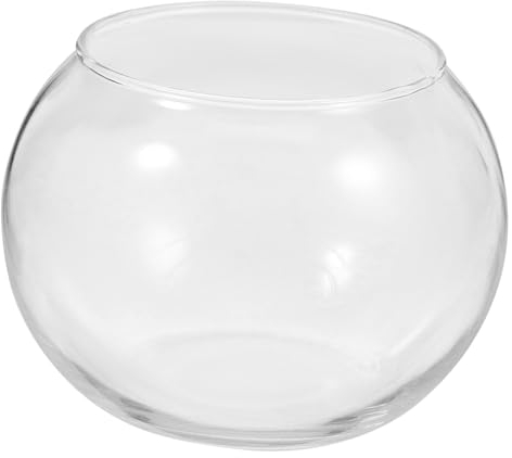 Mini-Glaskugel-Goldfischschale: 2 Stück, robuste Glasvasen, Tischdekoration, Tischdekoration