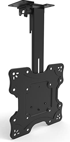 Drall Monitor Deckenhalterung schwarz für LCD LED 16-33 Zoll PC TV Schrägdach Campingwagen LKW zusammenklappbar VESA 100 200 Modell: L89BA