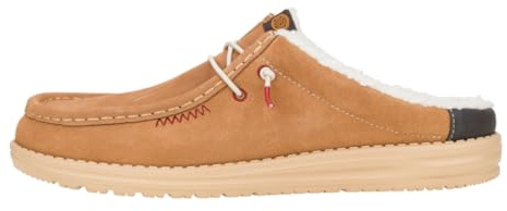 HEYDUDE Men's Wally Slip Warmth Slip On Shoe, Beige Size 12