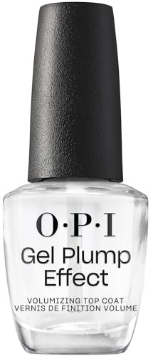 OPI Gel Plump Effect Top Coat - Top coat effetto Gel volumizzante e rimpolpante. Dona brillantezza e protegge le unghie. Non necessita di lampada UV (15ml)