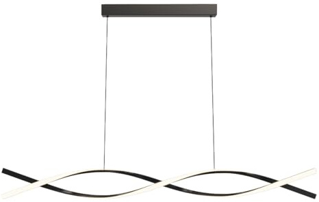 Moderno Led Lamparas Colgantes de Techo, 3000K/4500K/6500K 10%–100% Temperatura de Color Lamparas Colgantes, Regulador con Control Remoto lampara para Cocina, Sala de estar, Comedor, Dormitorio 100CM