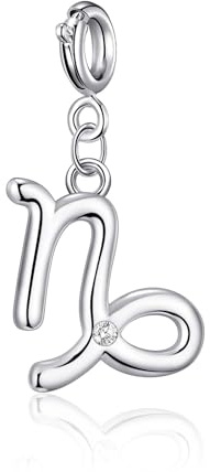 Philip Jones Ciondolo zodiacale Capricorno creato con cristalli Zircondia