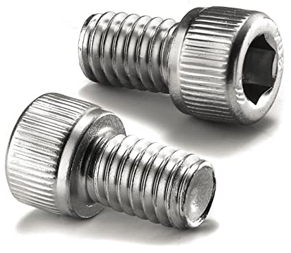 1/4-20 x 1/2 Socket Head Cap Screws Bolts, 20Pcs 304 Stainless Steel 18-8, Allen Socket Hex Drive, Full Thread, Bright Finish by SG TZH(with Hex Spanner)