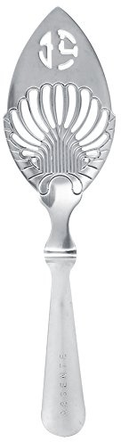 AYNEFY Absinthe Spoon, 1pc, Stainless Steel, Modern, Silver, 16cm x 4cm
