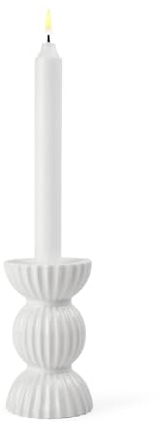 Lyngby Kerzenständer, Porzellan, Rot, 3