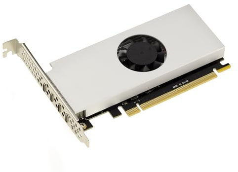 KALEA-INFORMATIQUE PCIe x 16 4-port USB 3.2 Gen 2 x 2 20G typ C CHIPSET ASM3242, hög och låg profil Machine Vision Capture Card
