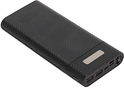 Ailgely 8x18650 DIY Power Bank-fodral med Dubbel USB-utgång, LCD-skärm, Micro/Typ C-ingång, Liten och Lätt Design, Lätt Att Bära, Måste Ha Present