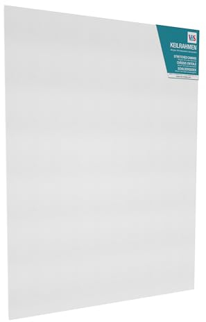 Leinwand auf Keilrahmen Künstlerbedarf doppelt grundiert 50x70cm 390g/qm VBS