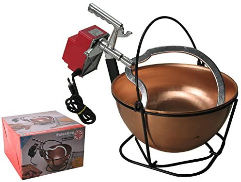 Home Polentina Ovbc – Stor kopparpanna för Polenta – med elmotor – kapacitet 12 l