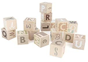 Bajo Wooden Toys 92340 Earth Colours alphabet