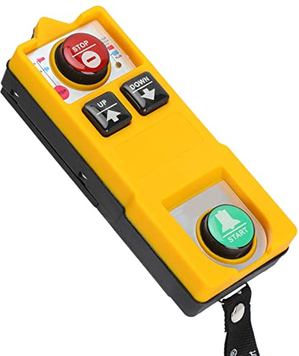 Kit de Control Remoto Inalámbrico para Grúa y Polipasto con Cubierta Impermeable AC 380V, Equipo de Elevación Pequeño para Grúas Industriales y Maquinaria de Elevación