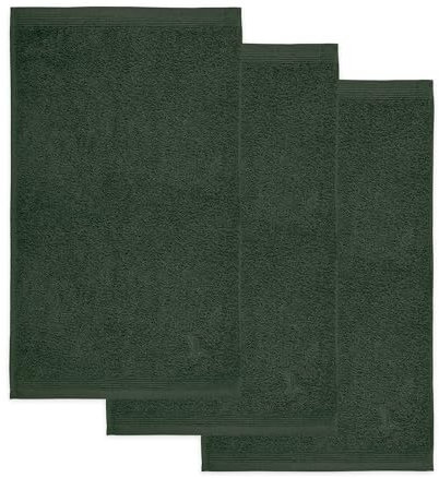 Möve Superwuschel Gästetuch 30 x 50 cm aus 100% Baumwolle, Cypress 3er Set