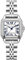 Szaikyri Klassisches Quadrat Damenuhr mit römischen Ziffern Damenkleiduhren Armbanduhr Damen (Silver Blue)