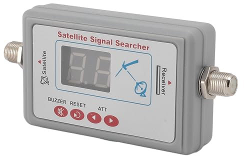 95DL Satellite Signal Finder with Backlight Buzzer Amplifier 950 to 2150MHz Less Loss Digital Satellite Signal Finder Meter