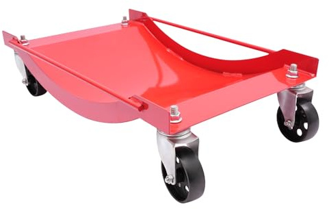 2 ayudas para maniobrar el coche para el montaje del coche y la capacidad de cambio de rueda con rueda de apoyo y función de gato hidráulico, juego de ayuda eléctrica para maniobrar 60 x 38 x 13 cm