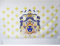 AZ FLAG - Drapeau Royaume de France Grandes Armes - 150x90 cm - Drapeau Royaliste Fleur De Lys 100% Polyester Avec Fourreau et cordelette - Pavillon 110 g